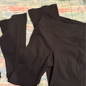 Lululemon Athletica Black Flare Pants